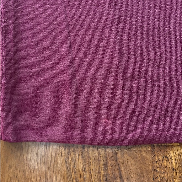 Joseph A. Granny Square Crochet Top, Boho-Chic Retro Y2K Style, Burgundy, Size L - Picture 9 of 9